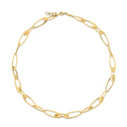 Bids.com 14K Yellow Gold Italian Oval Links Necklace Necklaces