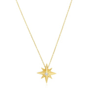 Bids.com 14k Yellow Gold High Polish North Star Necklace Necklaces