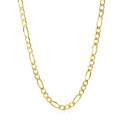 Bids.com 3.8mm 14k Yellow Gold Solid Figaro Chain Necklaces