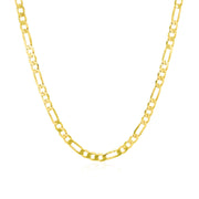 Bids.com 3.1mm 14k Yellow Gold Solid Figaro Chain Necklaces