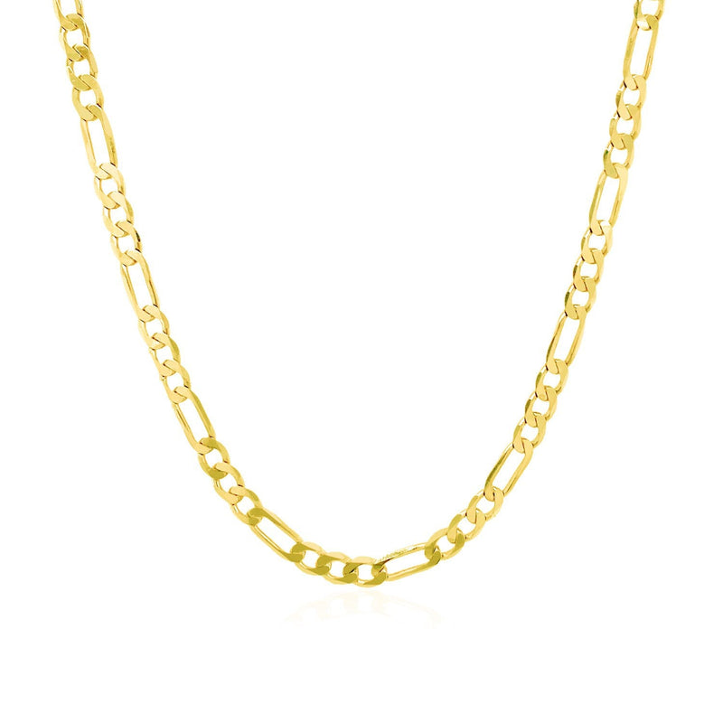 Bids.com 3.1mm 14k Yellow Gold Solid Figaro Chain Necklaces