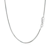 Bids.com 14k White Gold Franco Chain 0.9mm Necklaces