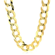 Bids.com 14k Yellow Gold Solid Curb Chain 10.0mm Necklaces