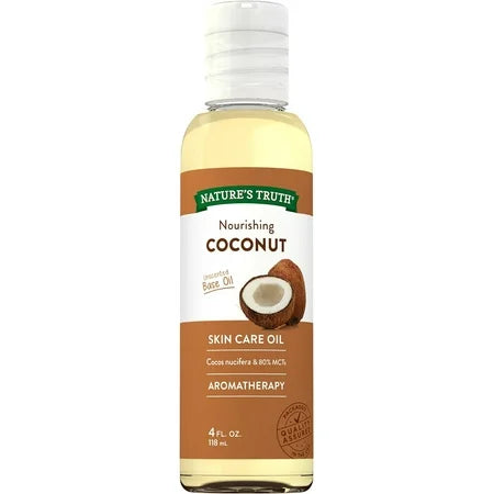 Nature's Truth Nature's Truth Aromatherapy Coconut Liquid Oil, Unscented, 4 Fl Oz Skin Care