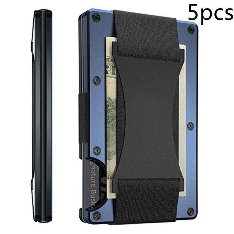 SmartPursue™ Carbon Fiber Wallet - RFID Blocking Metal Card Holder Card Wallet