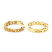 Bids.com 3.20 Carat Genuine Citrine .925 Sterling Silver Earrings Earrings