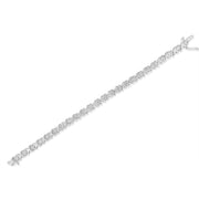 Bids.com 10k White Gold 2.00 Cttw Round-Cut Diamond "XOXO" Link 7" Bracelet (I-J Color, I2-I3 Clarity) Bracelets