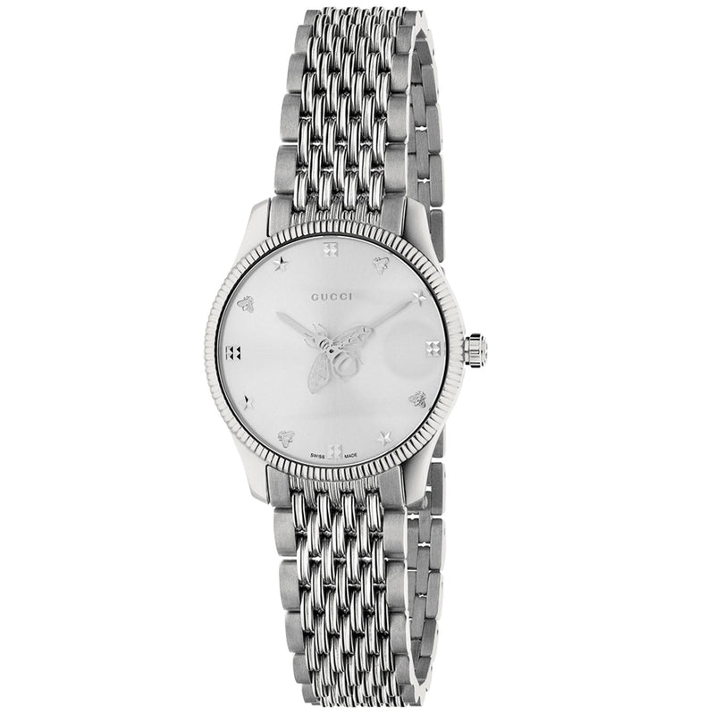 Bids.com Gucci Women's G-Timeless Bee Watches White Smoke