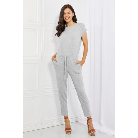 Culture Code Comfy Days Boat Neck Jumpsuit