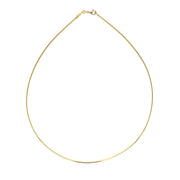 Bids.com 14k Yellow Gold Necklace in a Round Omega Chain Style Necklaces
