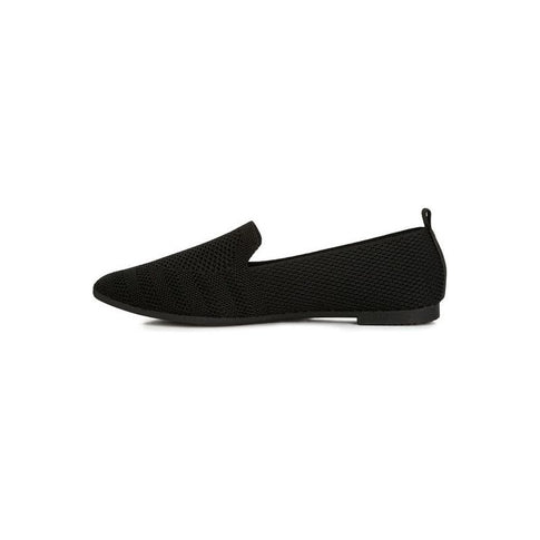 Akili Knit Textile Solid Flats