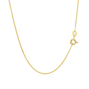 Bids.com 14k Yellow Gold Diamond Cut Round Wheat Chain 0.6mm Necklaces