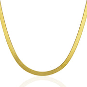 Bids.com Imperial Herringbone Chain in 10k Yellow Gold (5.00 mm) Necklaces