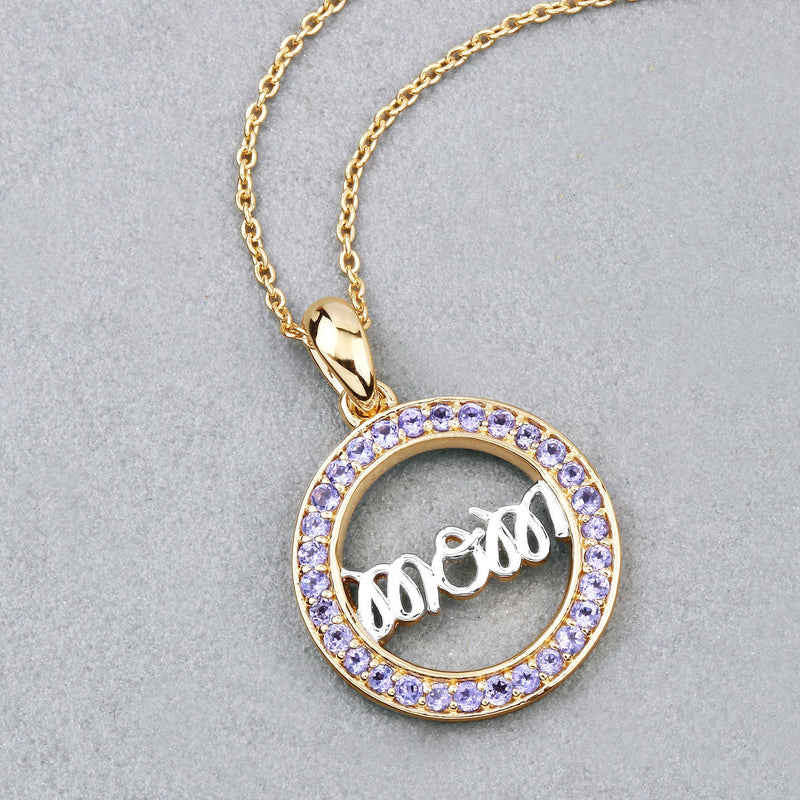 Bids.com 0.64 Carat Genuine Tanzanite .925 Sterling Silver Pendant Pendants