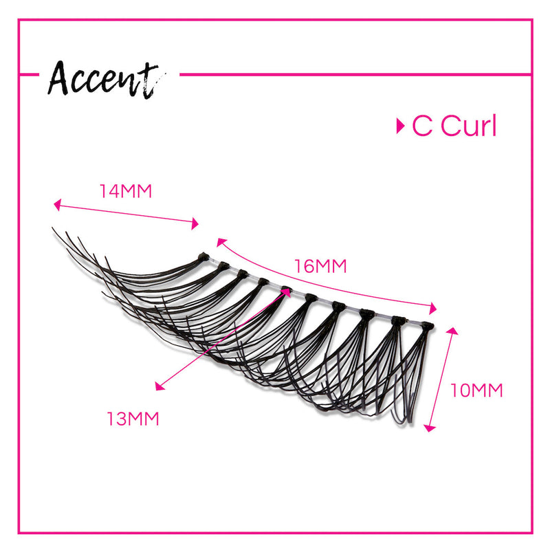 GladGirl GladGirl False Lash Kit - Accent Eyelashes