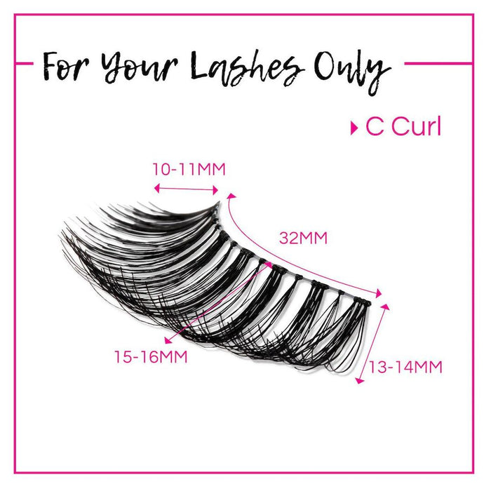 GladGirl False Lash Kit - For Your Lashes Only