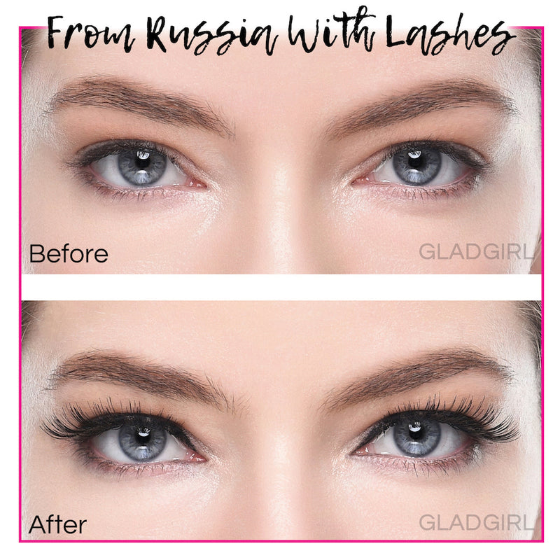 GladGirl GladGirl False Lash Kit - From Russia with Lashes Eyelashes