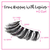 GladGirl GladGirl False Lash Kit - From Russia with Lashes Eyelashes