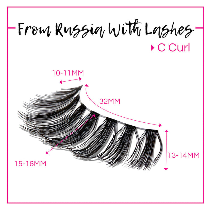 GladGirl False Lashes Bundle - From Russia with Lashes