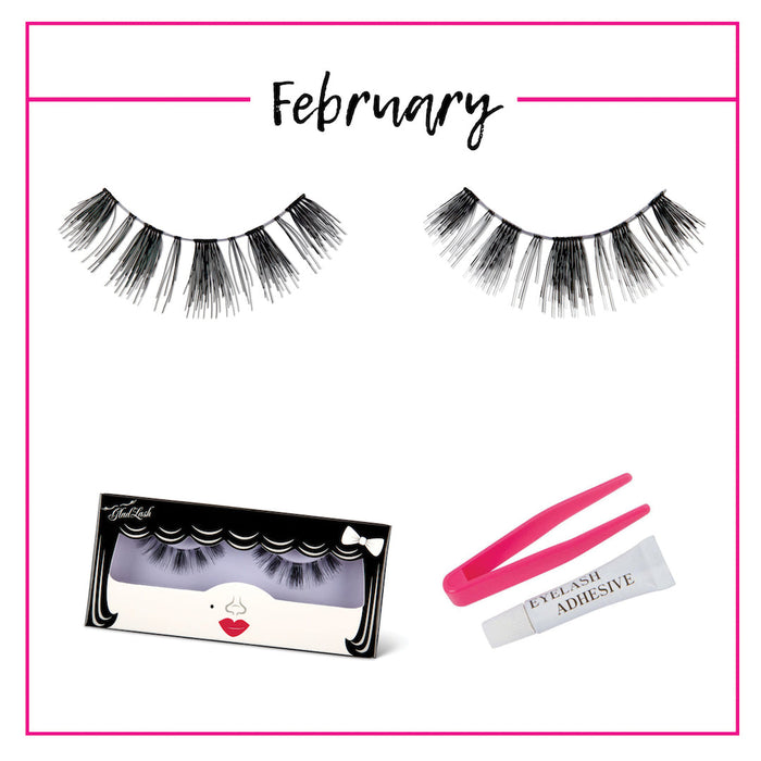 GladGirl False Lash Kit - February