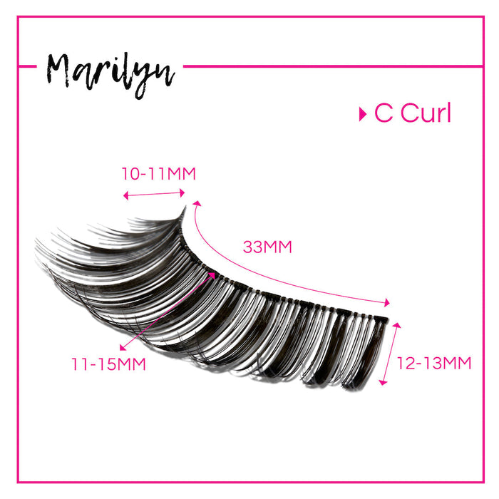 GladGirl False Lashes Bundle - Marilyn