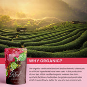 Gardenika Shop Bergamot Red Rooibos Loose Tea, Antioxidant Rich /w Bergamot Oil - Herbal & Caffeine-Free - Soothing & Comforting - Organic & Kosher Loose Leaf Tea