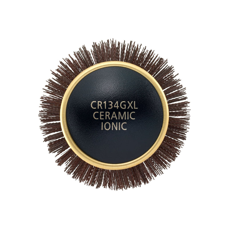 Creative Pro Hair Tools Gold Nano Ceramic Hair Brush with 6 Inch XL Barrel Hair Brush