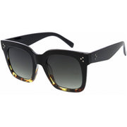 zeroUV Bold Oversize Square Horned Rim Flat Lens Sunglasses A252 Sunglasses