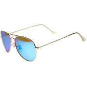 zeroUV Premium Nickel Plated Frame Multi-Coated Mirror Lens Aviator Sunglasses A284 Sunglasses