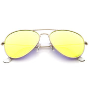zeroUV Premium Nickel Plated Frame Multi-Coated Mirror Lens Aviator Sunglasses A284 Sunglasses