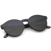 zeroUV Rimless Monoblock Cut PC Color Lens Rimless Sunglasses A368 Sunglasses