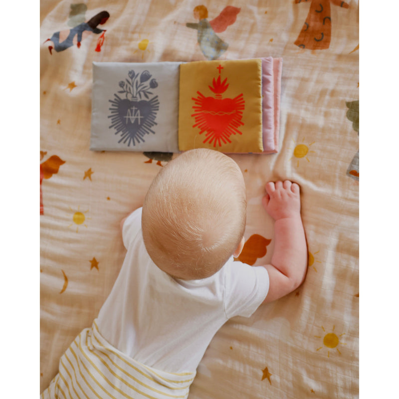 Be A Heart Baby's First Devotional Crinkle Book Baby Activity Toys