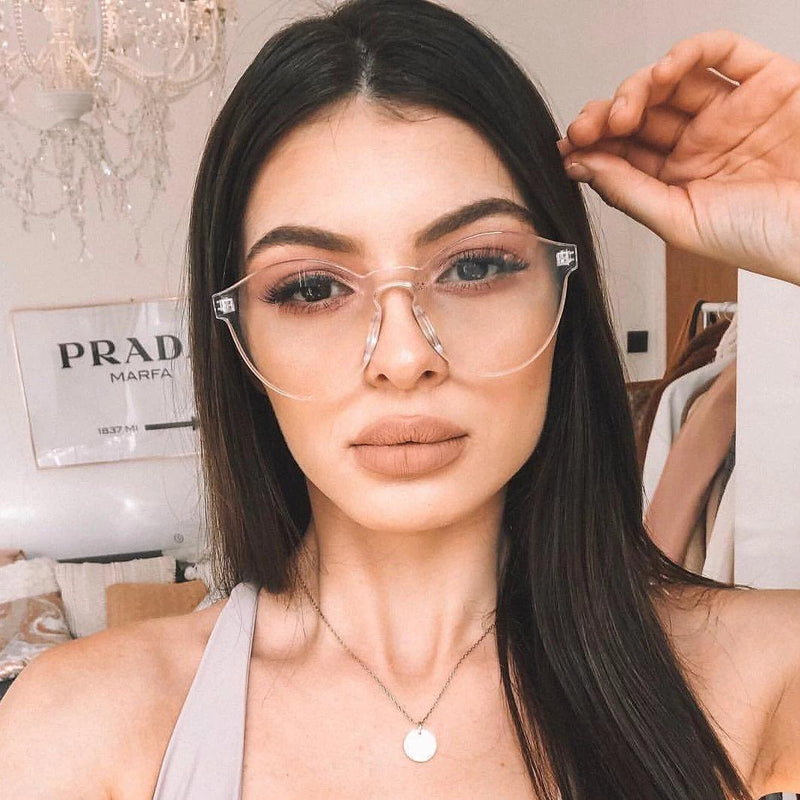 zeroUV Mono Block Rimless PC Color Tone Lens Sunglasses A555 Sunglasses