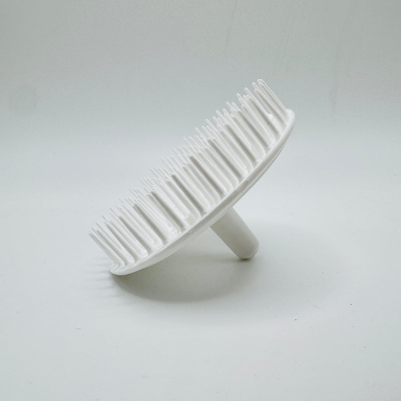 Balloid Balloid Brosse Massage Plastic Shampoo Brush - White Shampoo Brush