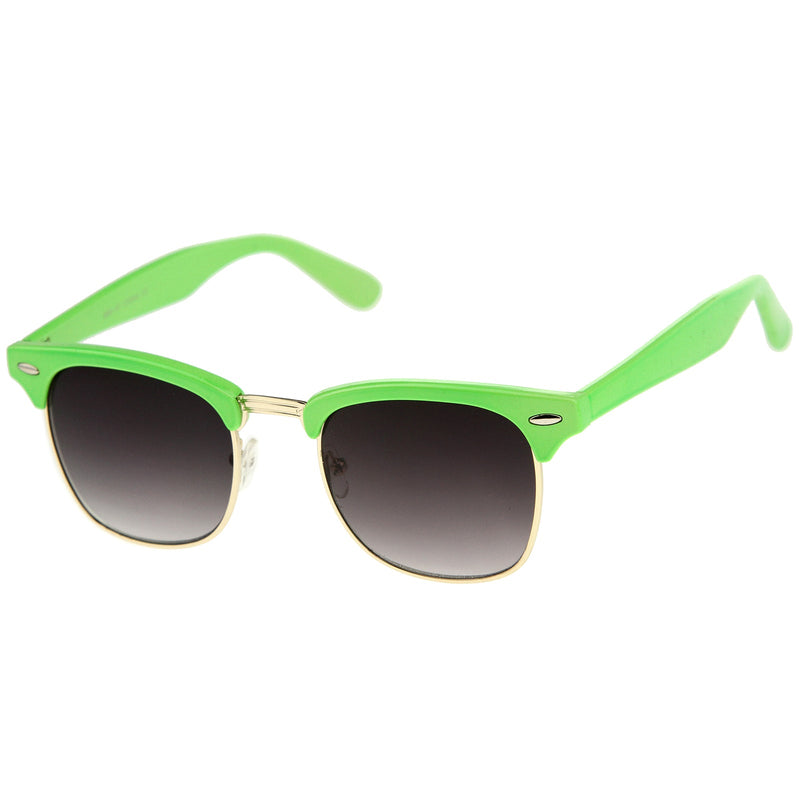 zeroUV Everyday Two-Tone Half Frame Sunglasses A703 Sunglasses