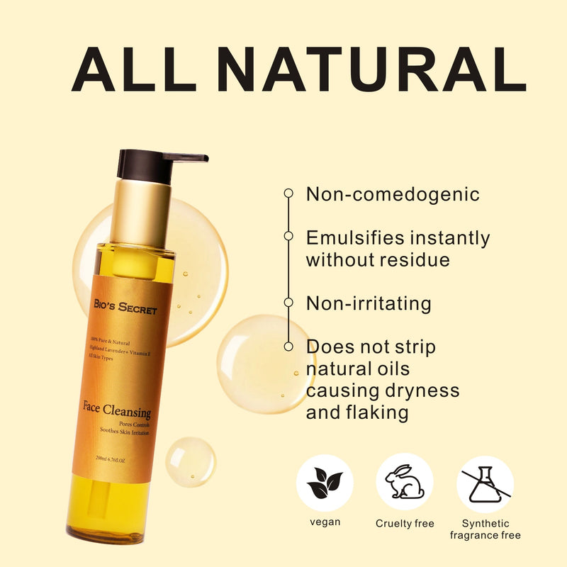 Mill's Beauty Supply Bio's Secret Highland Lavender & Rose Cleansing Oil Skin Care Products