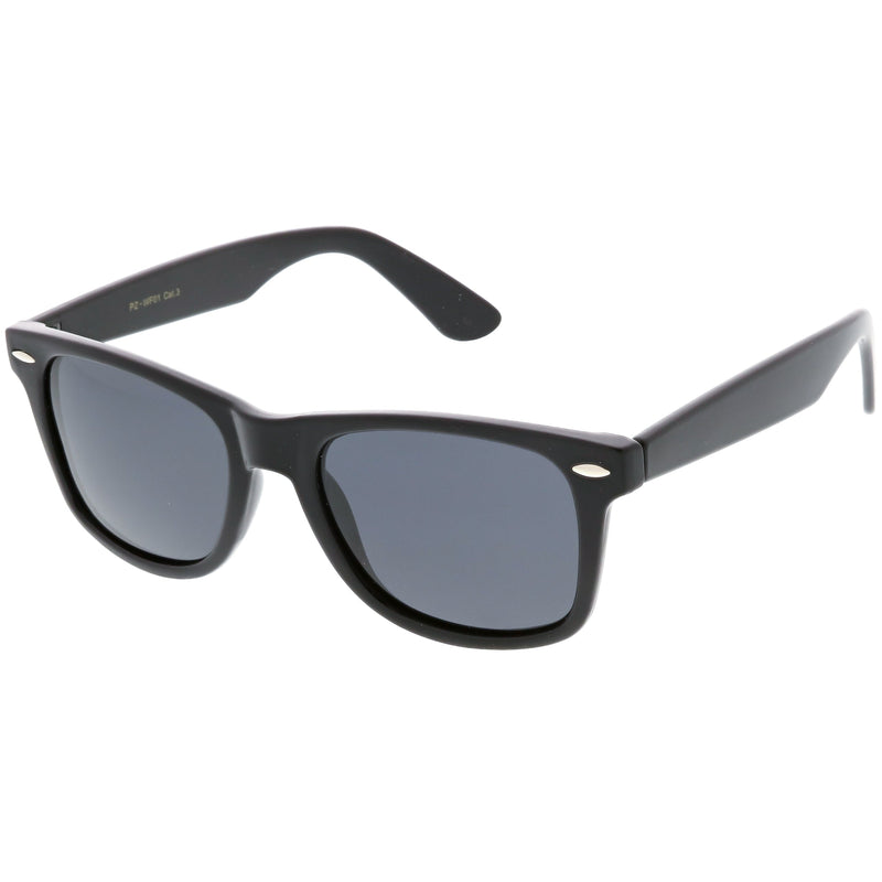 zeroUV Classic Unisex Polarized Lens Horned Rim Sunglasses A840 Sunglasses