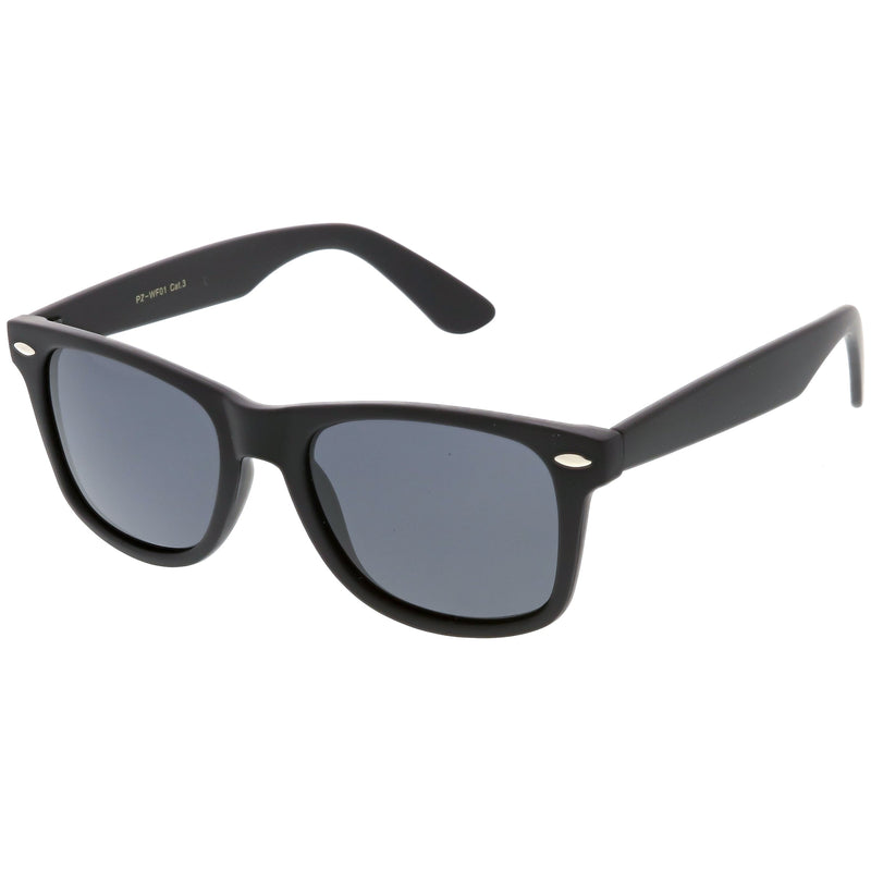 zeroUV Classic Unisex Polarized Lens Horned Rim Sunglasses A840 Sunglasses