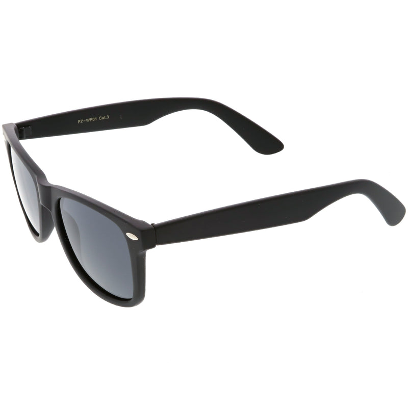 zeroUV Classic Unisex Polarized Lens Horned Rim Sunglasses A840 Sunglasses