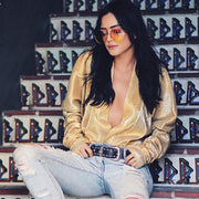 zeroUV Retro Indie Oversize Gradient Lens Aviator Sunglasses A942