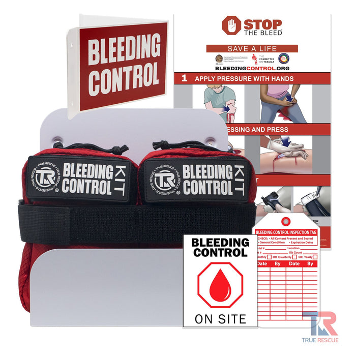 Bleeding Control Kit x2 With Wall Mount