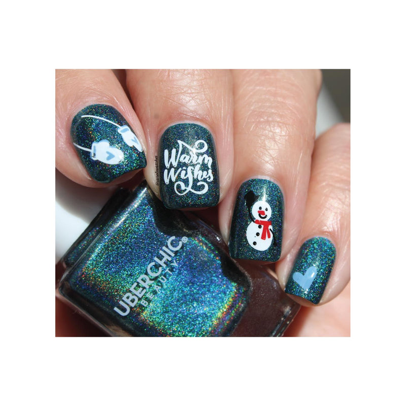 UberChic Beauty Merry & Bright Stamping Plate