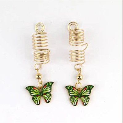 Mill's Beauty Supply Fashion Hair Ring Accessories - Butterflies 2 Hair Accessories