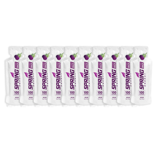 myspringenergy Acai Power Snack (Vegan) 100 Kcal - A Light Energy Gel For Daily Training Power Snack
