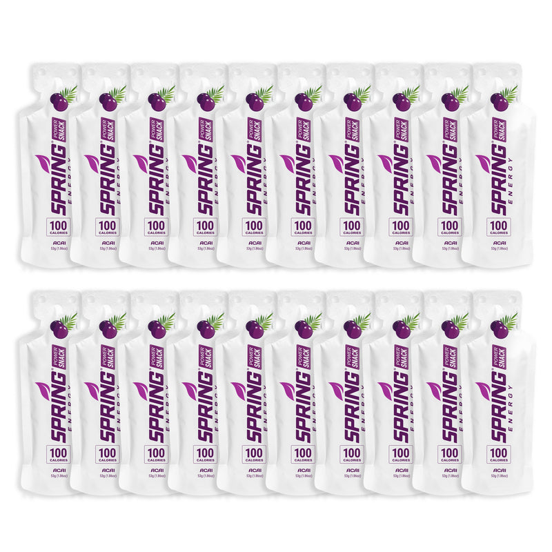 myspringenergy Acai Power Snack (Vegan) 100 Kcal - A Light Energy Gel For Daily Training Power Snack