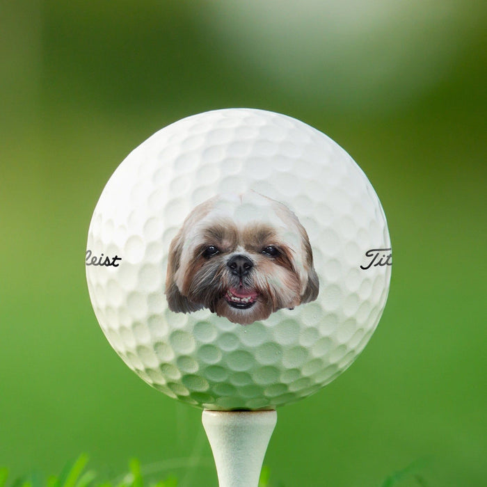 Add Your Pet Photo Golf Balls