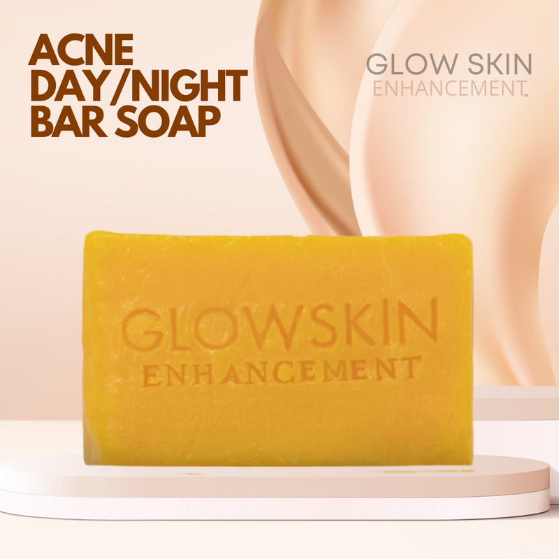 Glow Skin Enhancement ACNE DAY/NIGHT BAR  SOAP Acne Bar Soap
