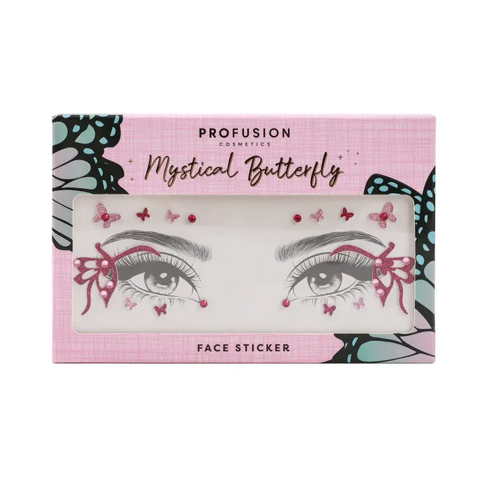 Profusion Cosmetics - Empowered Butterfly | Mystical Butterfly Face Stickers - 1oz