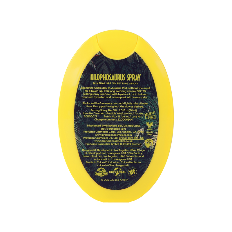 Profusion Cosmetics Jurassic Park | Dilophosaurus Spray Face