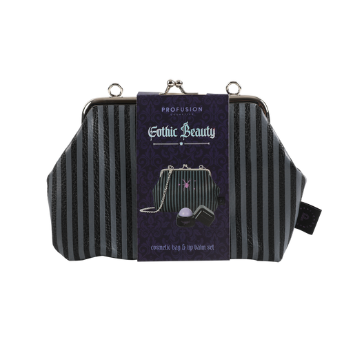 Profusion Cosmetics Gothic Beauty-Cosmetic Bag & Lip Balm Set Eye